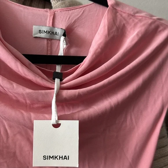 SIMKHAI
Acacia Sleeveless Maxi Dress Elegant Pink Sleeveless Dress - Picture 5 of 12